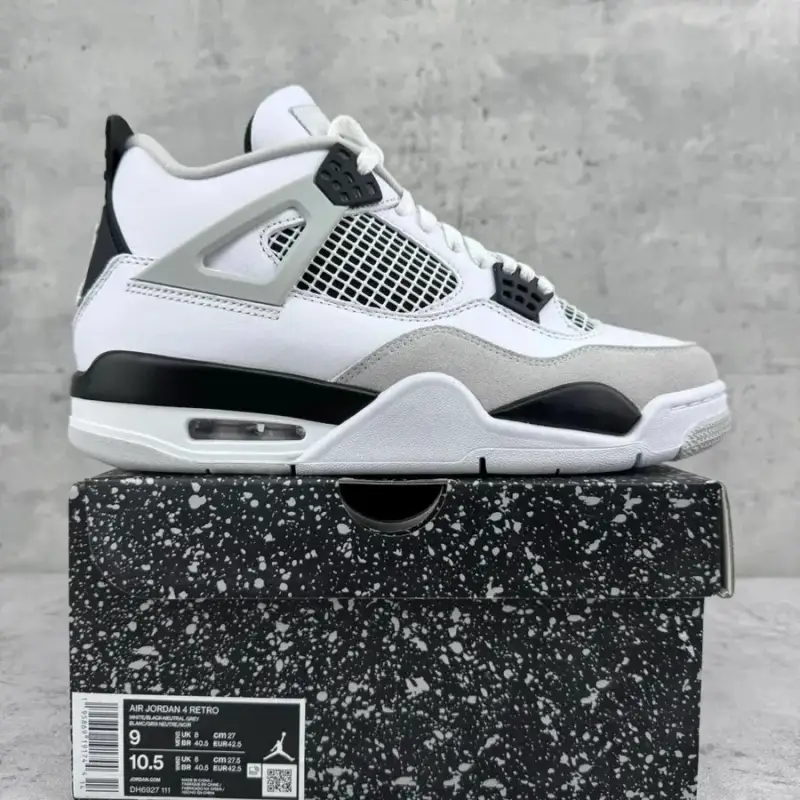 Jordan 4 Manila — Small white cement DH6927-111 colorway — USFans Spreadsheet photo