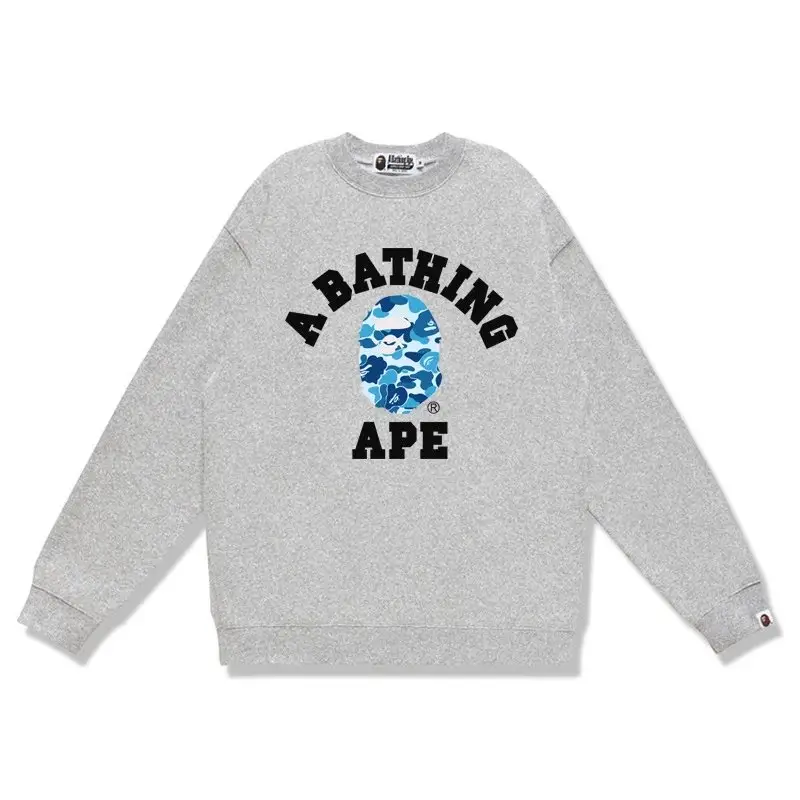 Bape Crewneck — W169 gray blue colorway — USFans Spreadsheet photo