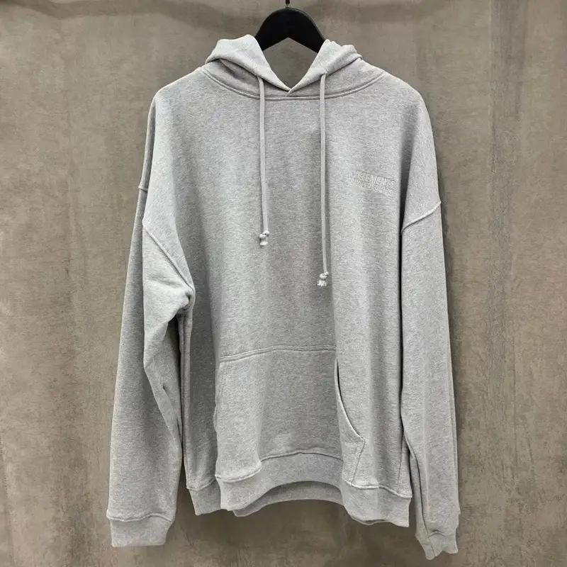 Good Vetements Hoodie — V123 gray colorway — Kakobuy Spreadsheet photo