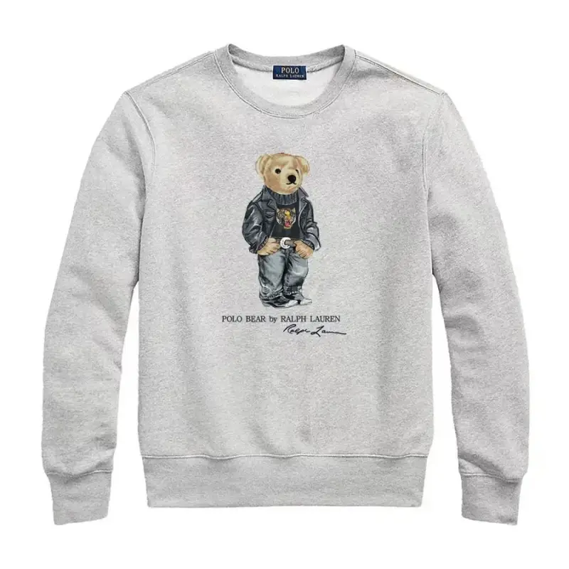 Ralph Lauren Bear Hoodie — L001 Ash colorway — USFans Spreadsheet photo