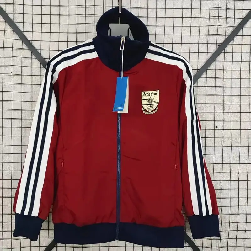 Vintage Jersey Hoodie Zip — Arsenal Vintage One-sided Windbreaker colorway — Kakobuy Spreadsheet photo