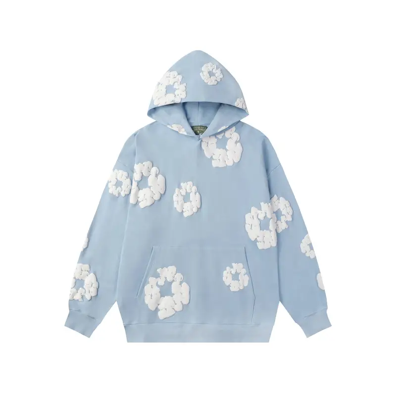 Denim Tears Hoodie — Sky Blue [coat]] colorway — USFans Spreadsheet photo