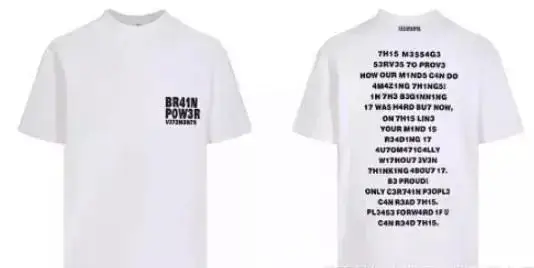 Vetements Java White T-Shirt — 9 colorway — USFans Spreadsheet photo