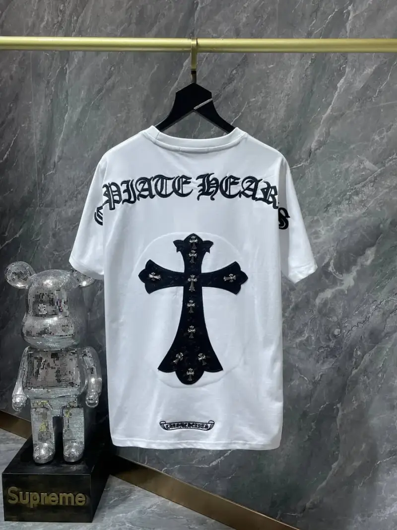 Chrome Hearts Leather Tee — 8248 white colorway — USFans Spreadsheet photo