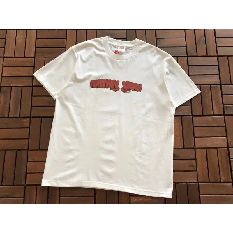 Supreme X Ducati T-Shirt — B365 Fist White colorway — USFans Spreadsheet photo