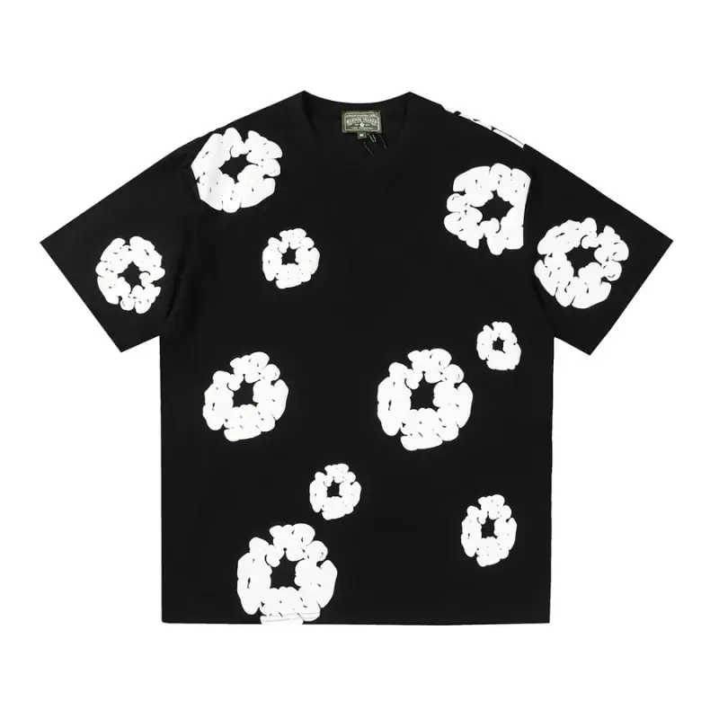 Denim Tears Short Set (Grey & Navy & Black) — Black Print White colorway — USFans Spreadsheet photo