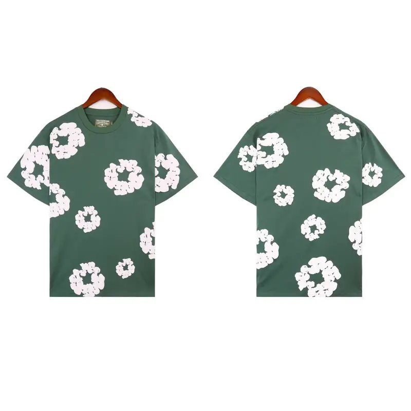Denim Tears Tee — 2617 Green colorway — USFans Spreadsheet photo