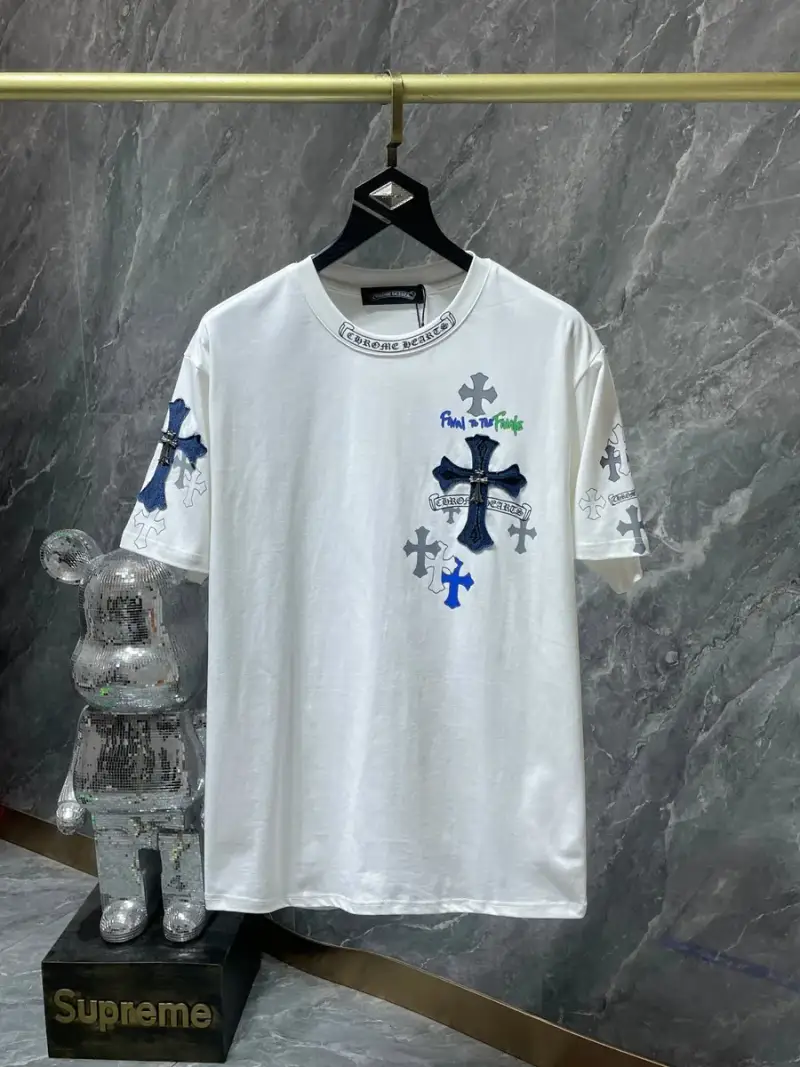 Chrome Hearts Leather Tee — 8537 White colorway — USFans Spreadsheet photo