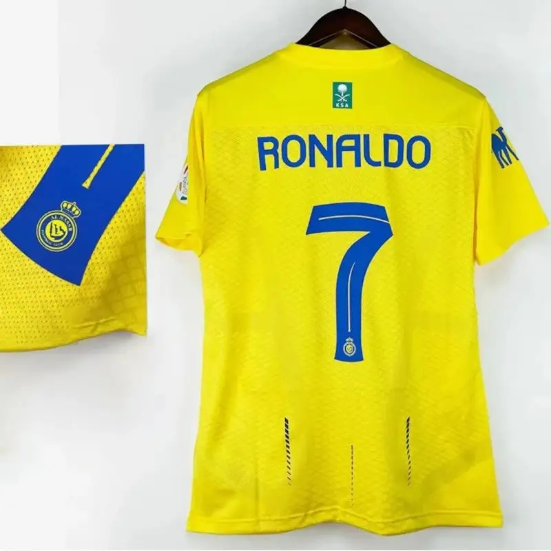 Al-Nassr CR7 Signature Jersey — Home fan version of the 7th armband colorway — Kakobuy Spreadsheet photo