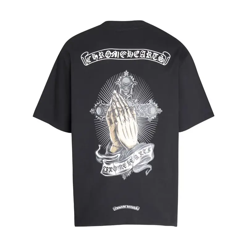 Chrome Hearts T-Shirts — 6064 black colorway — USFans Spreadsheet photo