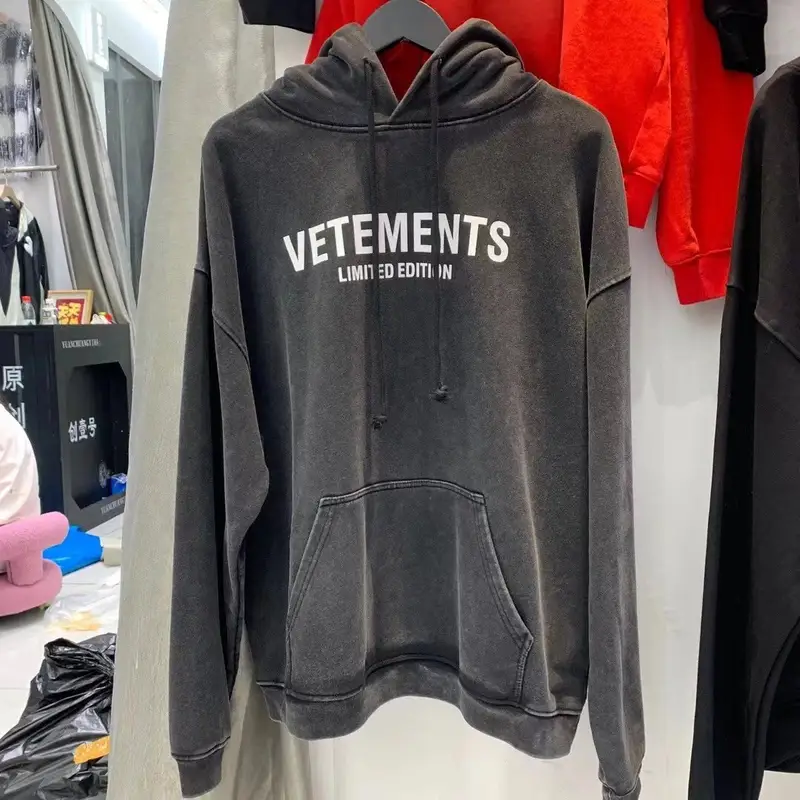 Good Vetements Hoodie — V118 Black colorway — Kakobuy Spreadsheet photo