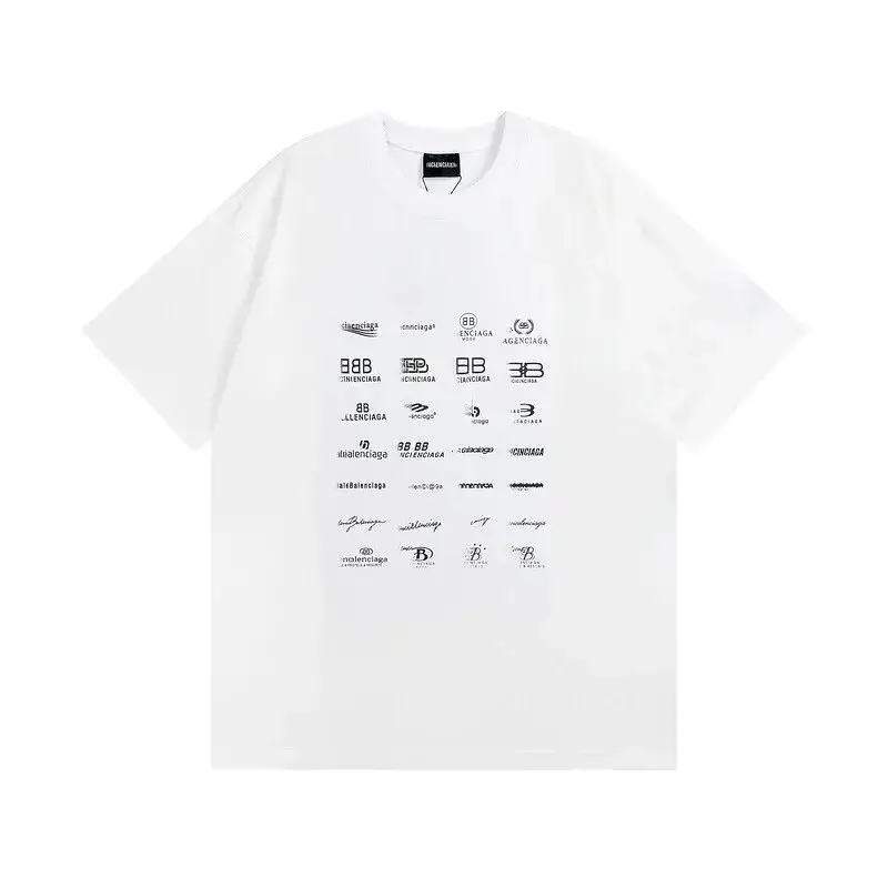 Balenciaga Archives Logo T-Shirt — white colorway — USFans Spreadsheet photo