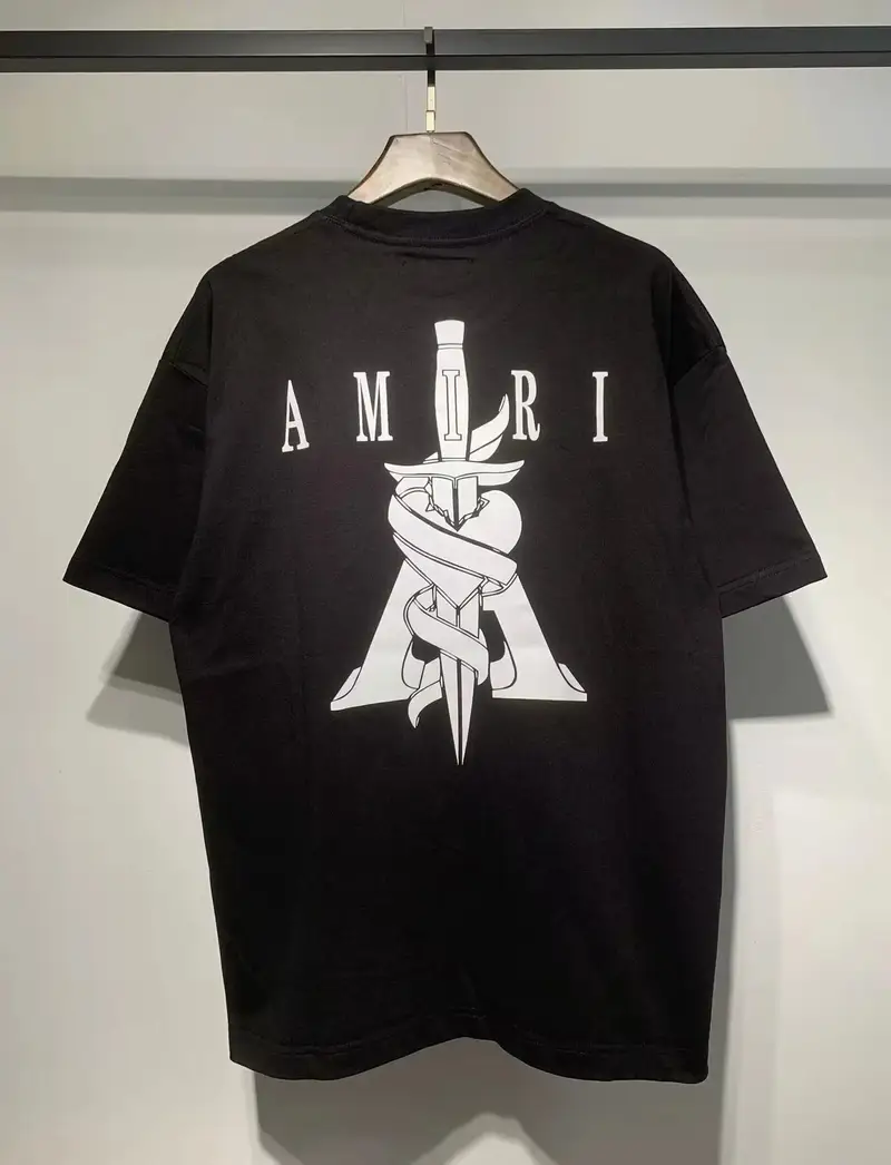 Amiri T-Shirts — 667 black colorway — USFans Spreadsheet photo