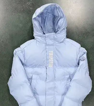 Trapstar Decoded Jacket — light blue colorway — USFans Spreadsheet photo