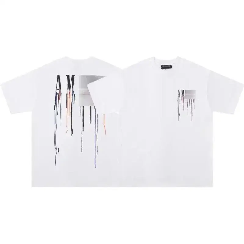 Amiri T-Shirts — White Letters Flow Color colorway — USFans Spreadsheet photo