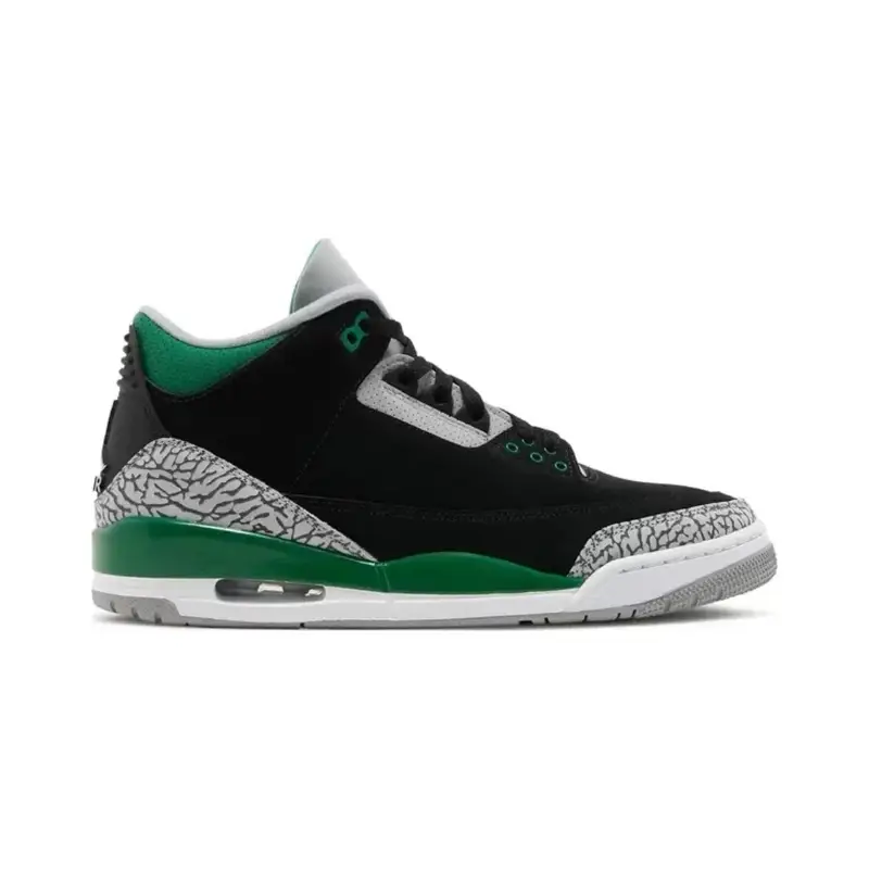 Jordan 3 Black Cat — Pine Green colorway — USFans Spreadsheet photo