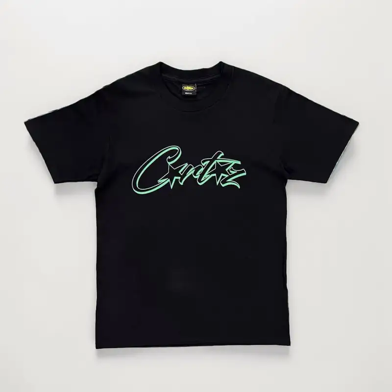 Corteiz Tee — Black colorway — USFans Spreadsheet photo