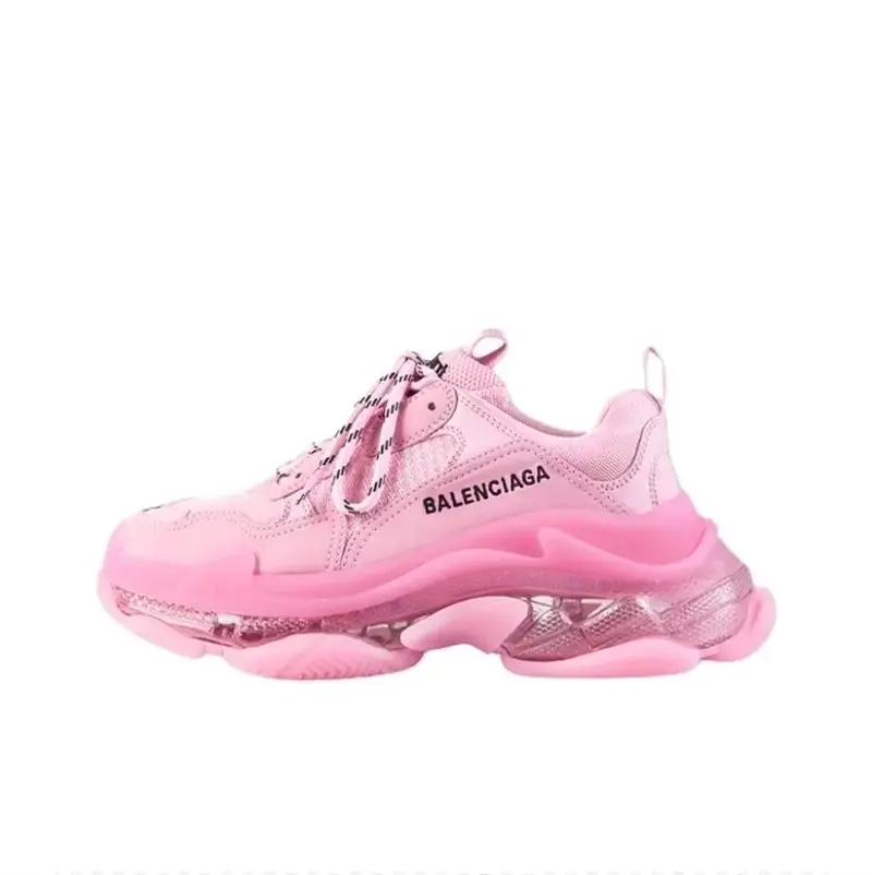 Balenciaga 3S White Shoes — Pink colorway — Kakobuy Spreadsheet photo