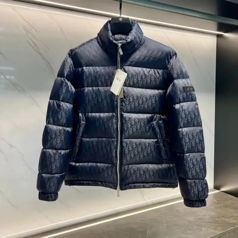 Dior Oblique Down Jacket Padding — navy blue colorway — USFans Spreadsheet photo