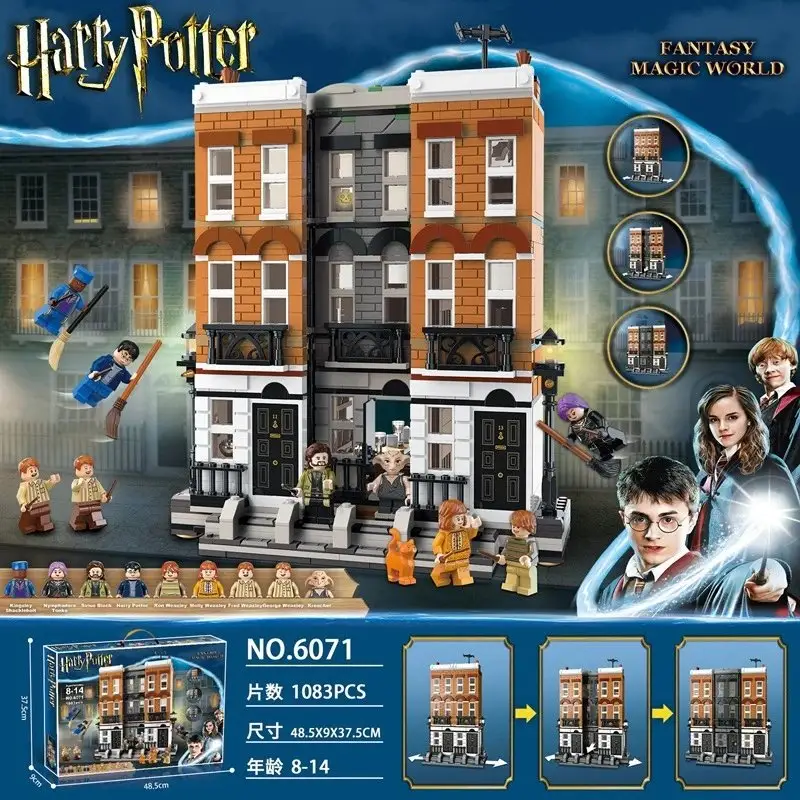 LEGO Hogwarts Castle — 6071 [1083 Particles] 12 Grimmaud Square-about 1.6KG colorway — USFans Spreadsheet photo