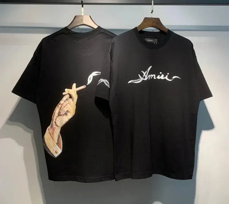 Amiri T-Shirts — 693 black colorway — USFans Spreadsheet photo
