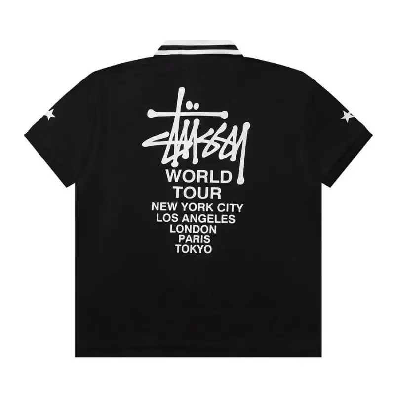 Stussy POLO — black colorway — USFans Spreadsheet photo