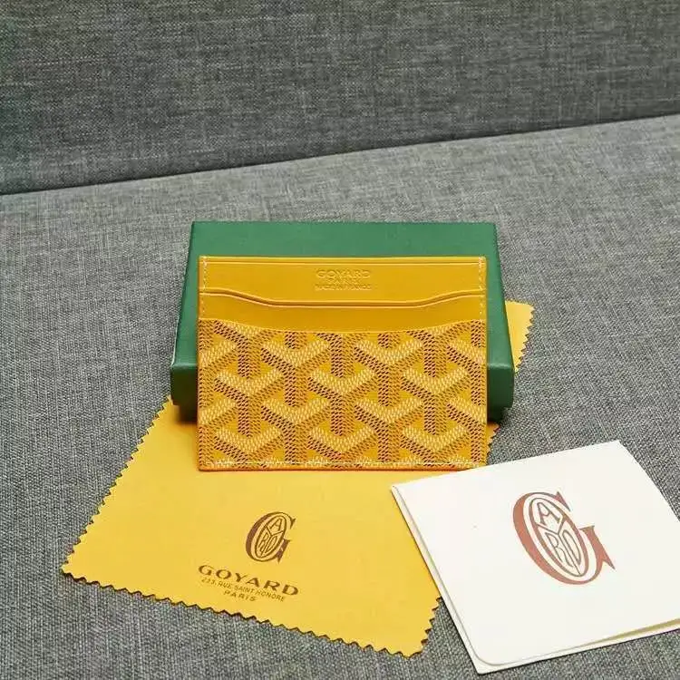 Goyard Wallet — Style 1 yellow colorway — USFans Spreadsheet photo