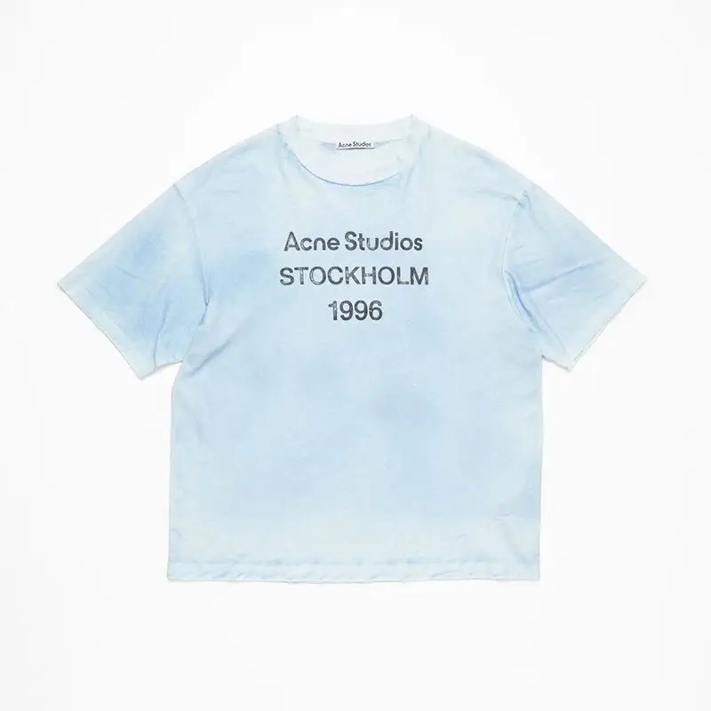 Acne Studios T-Shirt — light blue colorway — USFans Spreadsheet photo