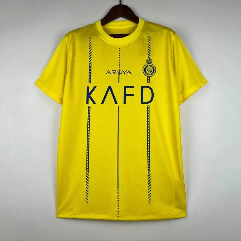 Al-Nassr CR7 Signature Jersey — Fans’ version of Al-Nassr’s home kit colorway — Kakobuy Spreadsheet photo