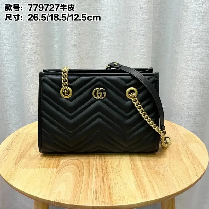 Gucci GG marmont — black colorway — USFans Spreadsheet photo