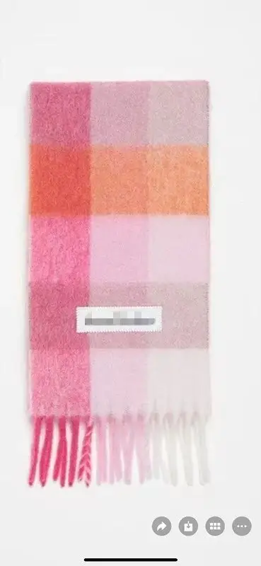 Acne Studios Scarf — New-Pink colorway — USFans Spreadsheet photo