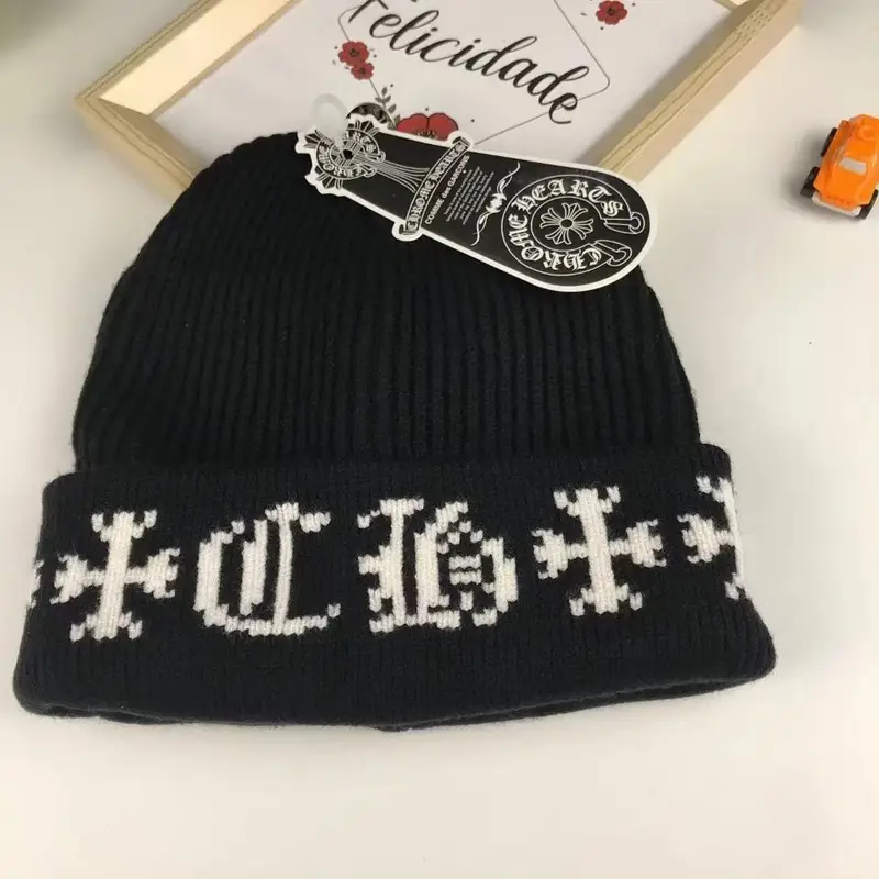 Chrome hearts beanie — Black 2 colorway — USFans Spreadsheet photo
