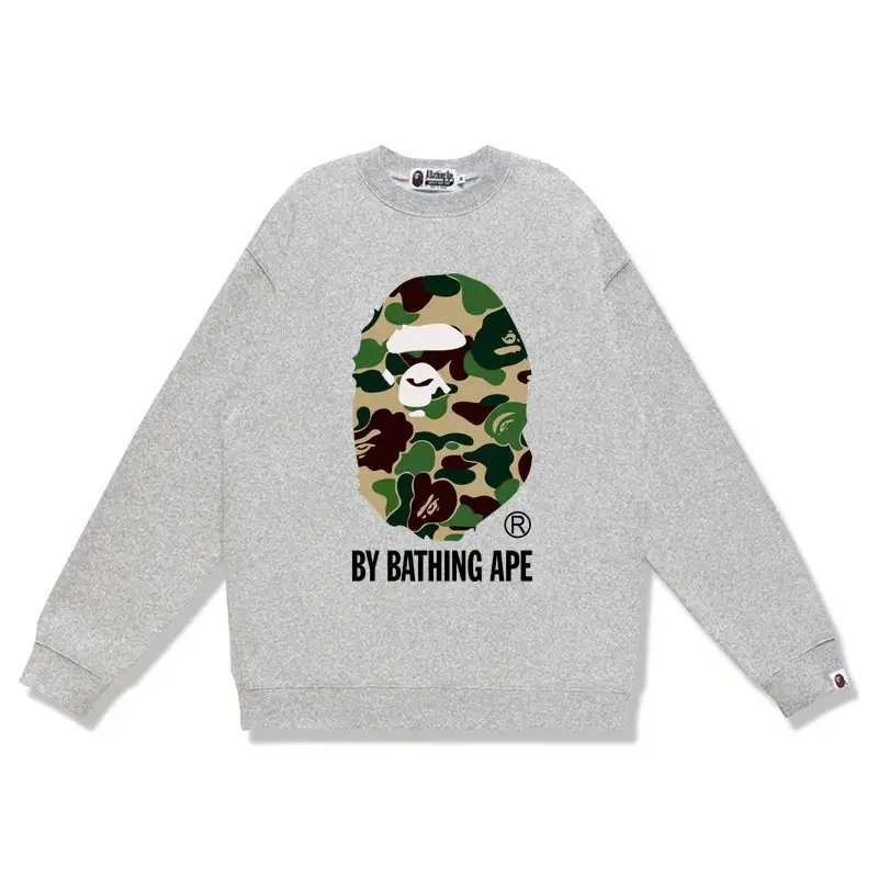 Bape Crewneck — W170 gray-green colorway — USFans Spreadsheet photo