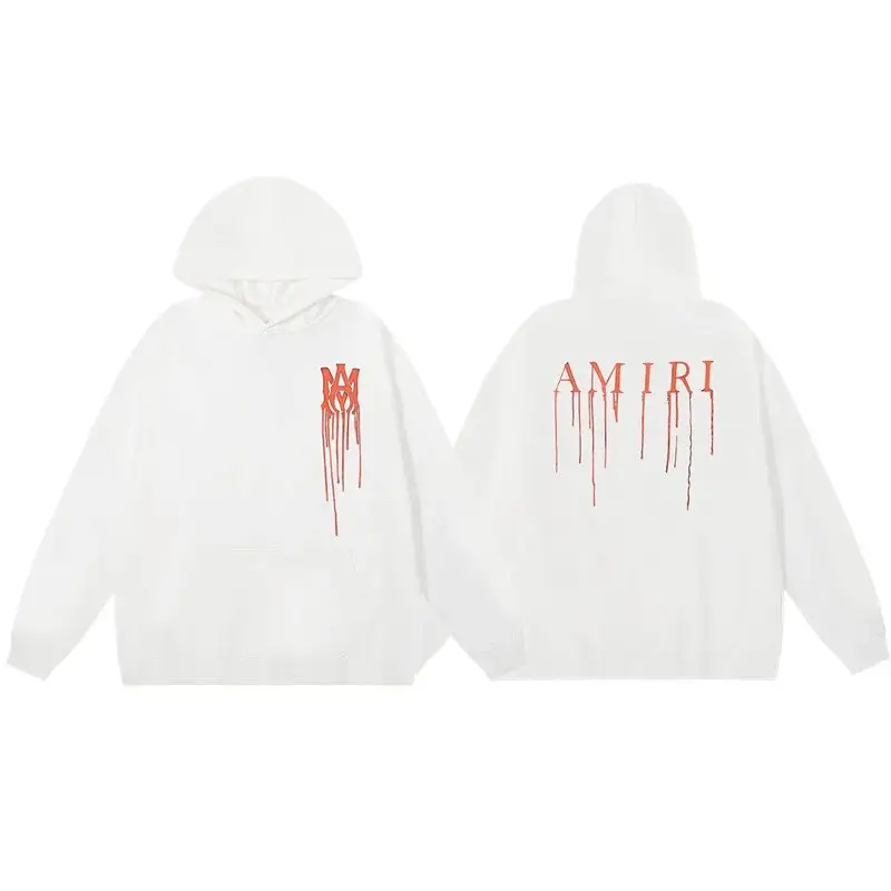 Amiri Paint Splatter Hoodie — 859 white colorway — USFans Spreadsheet photo