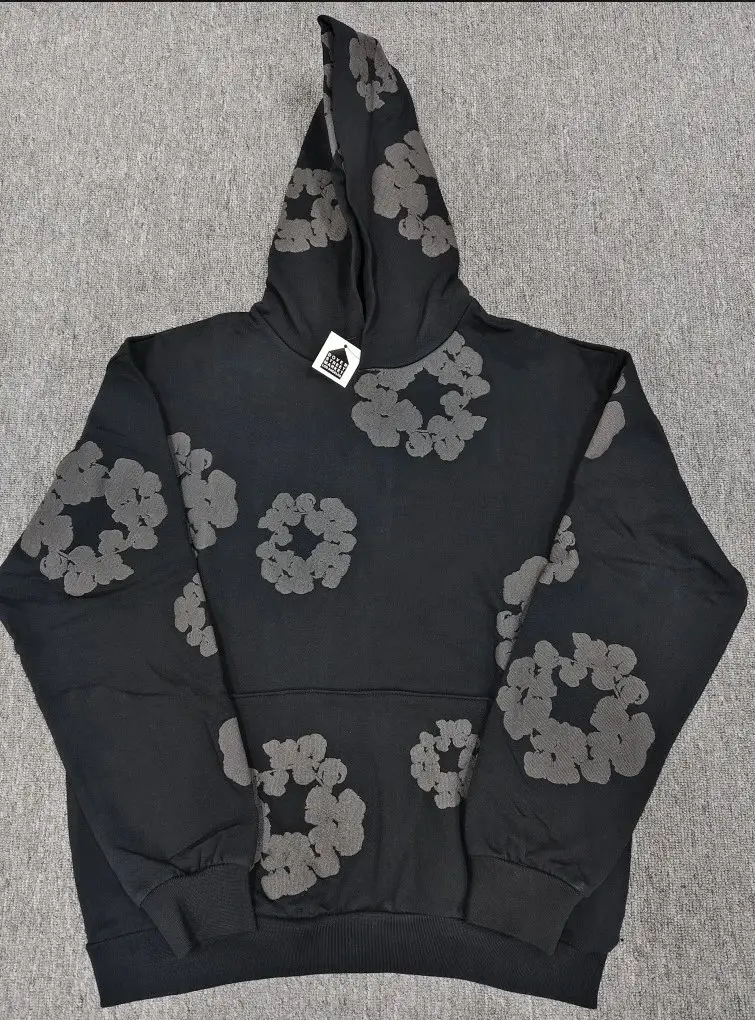 Denim Tears Offset Hoodie — black print colorway — Kakobuy Spreadsheet photo