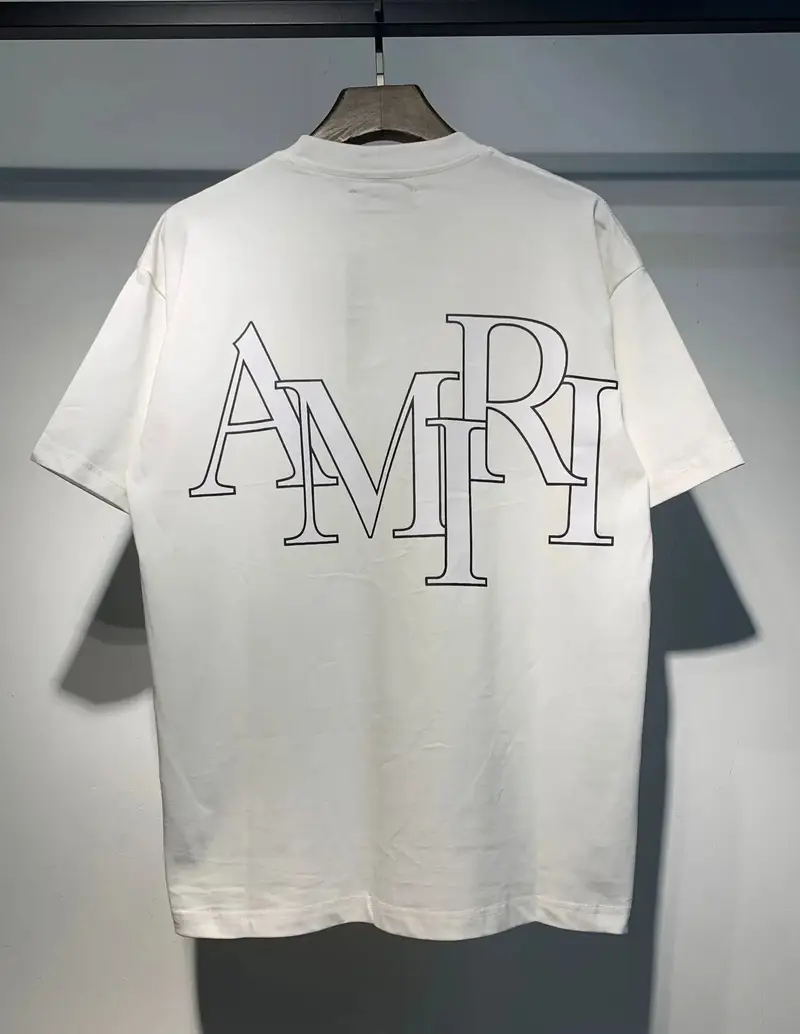 Amiri T-Shirts — 677 white colorway — USFans Spreadsheet photo