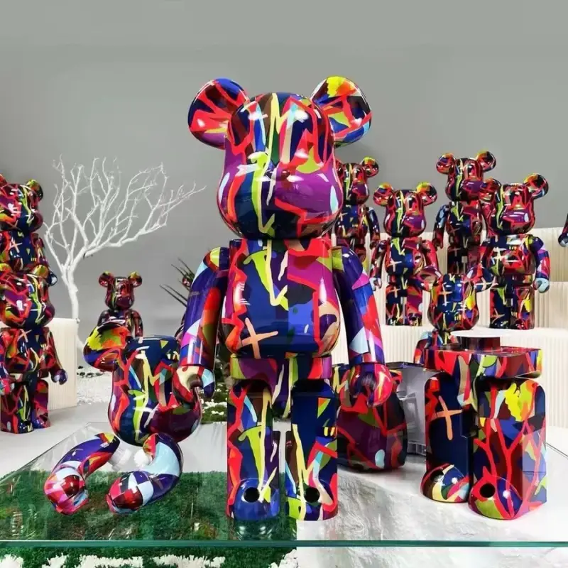 Unique Medium BearBrick — kaws colorway — USFans Spreadsheet photo