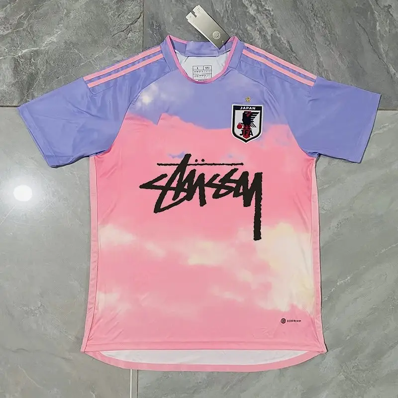 Stussy Jerseys — Japanese Pink with Letters colorway — USFans Spreadsheet photo