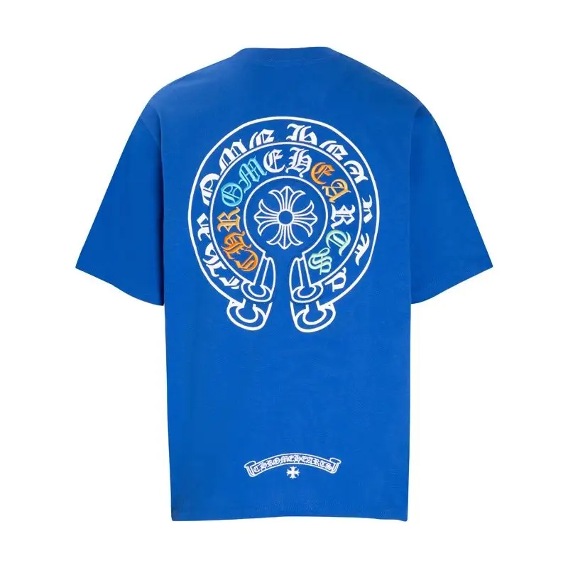 Chrome Hearts T-Shirts — 6038 blue colorway — USFans Spreadsheet photo