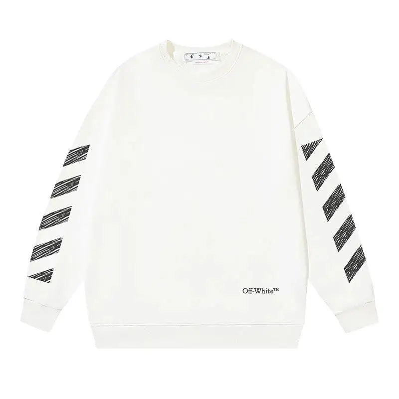 Off-White White Crewneck — 126 White colorway — USFans Spreadsheet photo