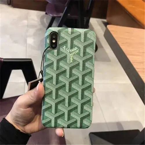 Goyard Phone Case — Green colorway — USFans Spreadsheet photo