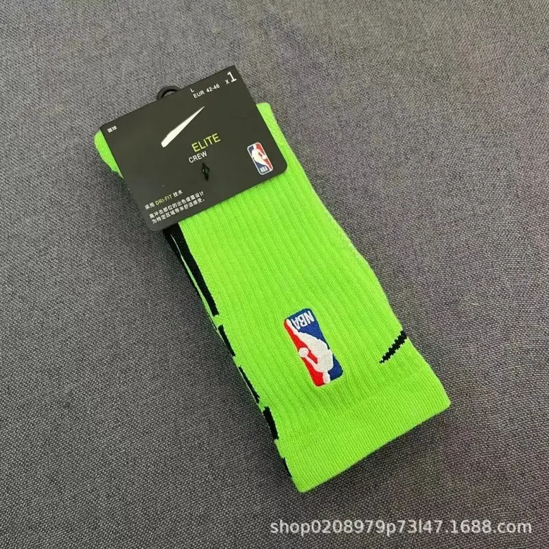 Nike NBA Socks — 19 long fluorescent green colorway — USFans Spreadsheet photo