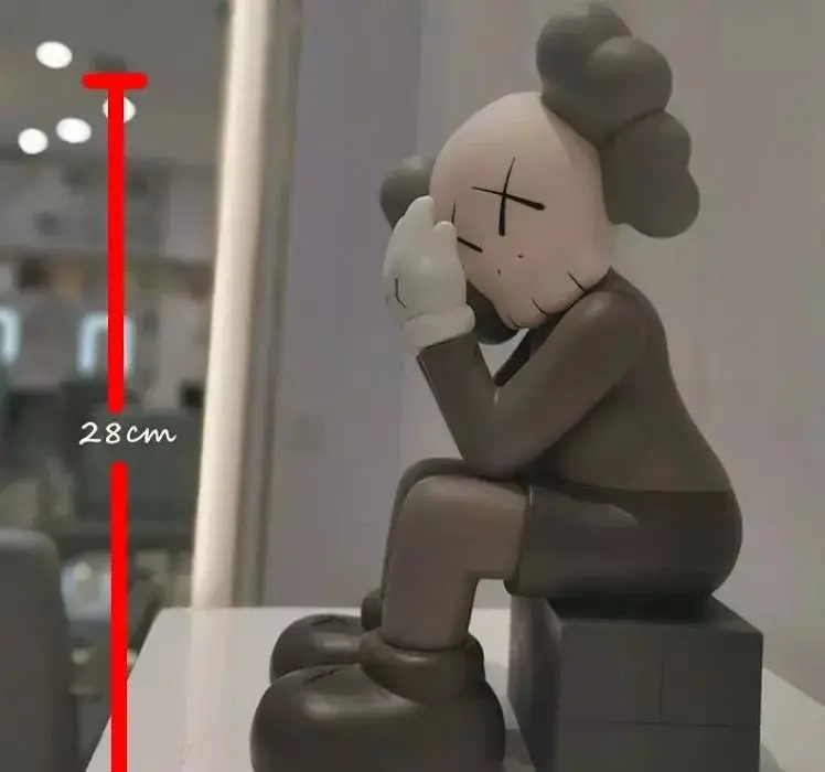 Kaws Figure — 28cm shy brown colorway — USFans Spreadsheet photo