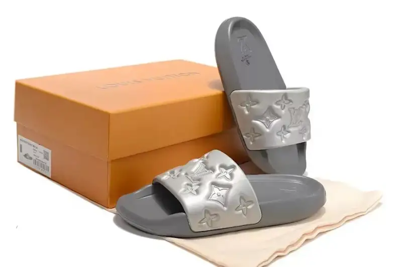 LV Waterfront Shoes — grey colorway — Kakobuy Spreadsheet photo