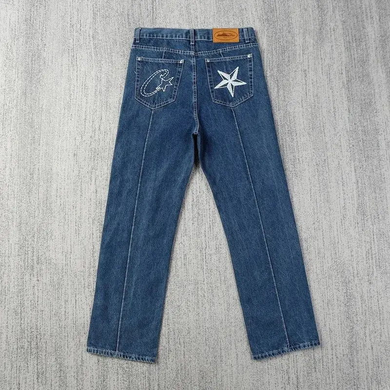 Corteiz jeans — CORT-CR002 blue colorway — USFans Spreadsheet photo