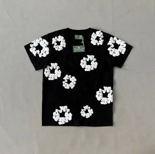 Denim Tears Hoodie ( All Colorways ) — XH03 Black White Print/Short Sleeve/High colorway — USFans Spreadsheet photo