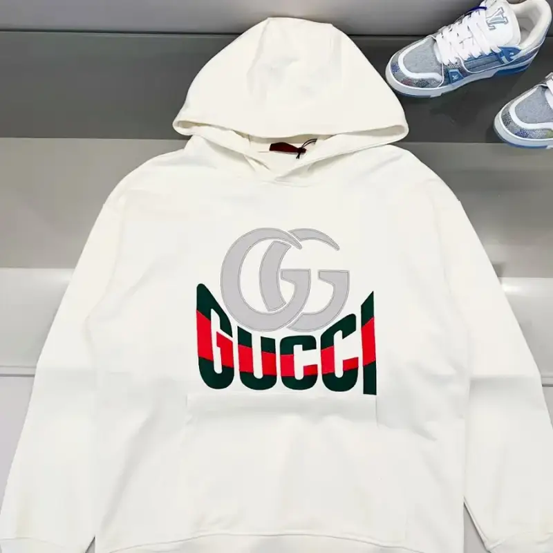 Gucci Hoodie — white colorway — USFans Spreadsheet photo