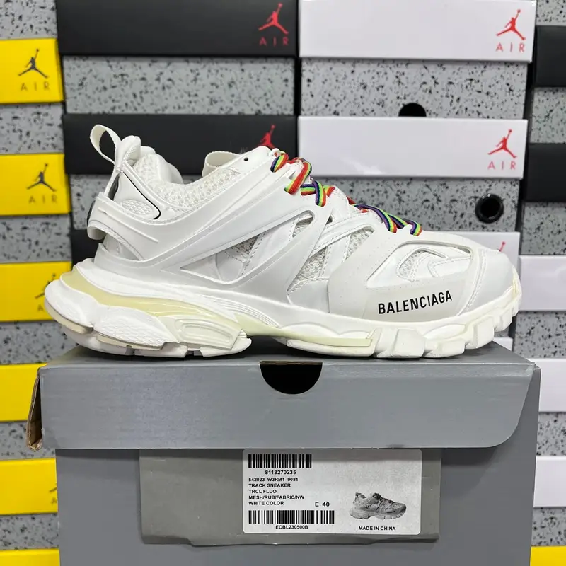 Balenciaga Track 3.0 Pierced Shoes — 9081 white ribbon colorway — Kakobuy Spreadsheet photo