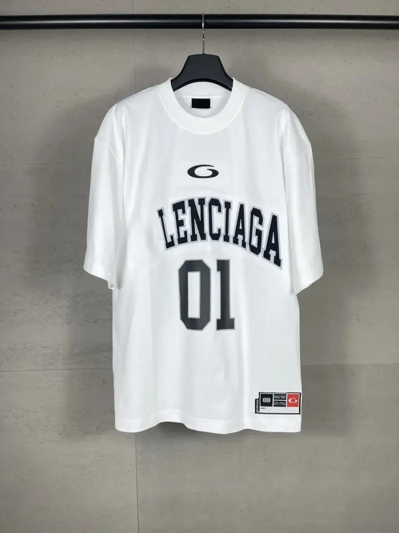 Balenciaga Basketball T-Shirt — white colorway — USFans Spreadsheet photo