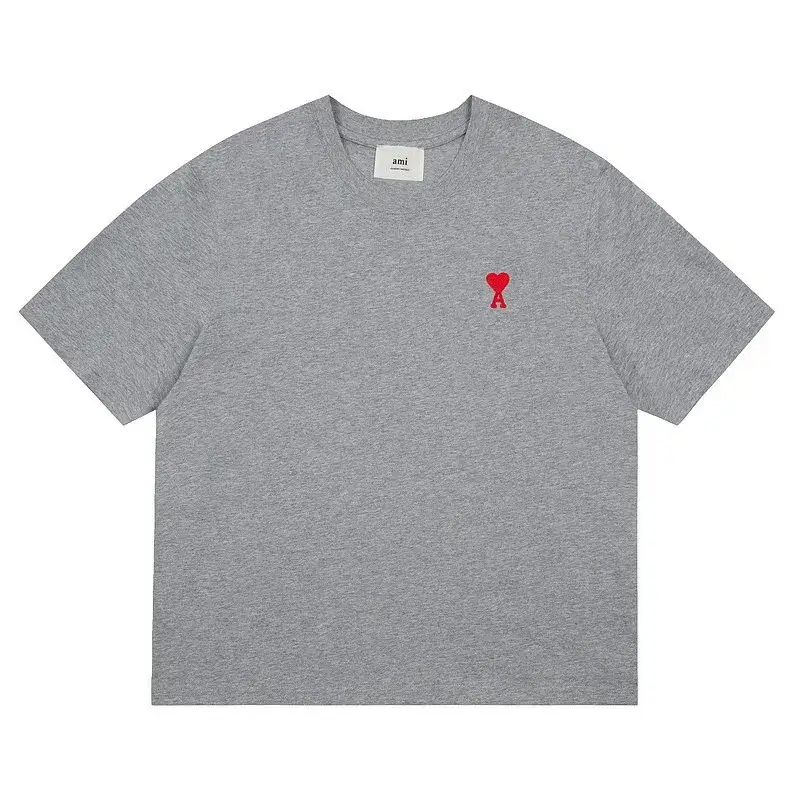 Ami Paris Tees with Small Logo — grey colorway — USFans Spreadsheet photo